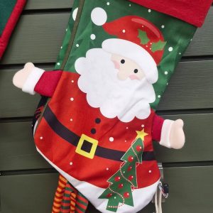 Santa Dangly legs Christmas Stocking